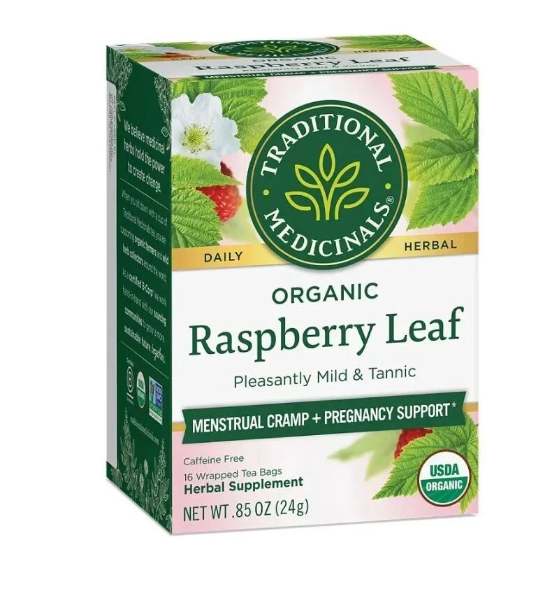 (2 Pack) Traditional Medicinals Organic Raspberry Leaf 32 Tea Bags Exp: 11/26
