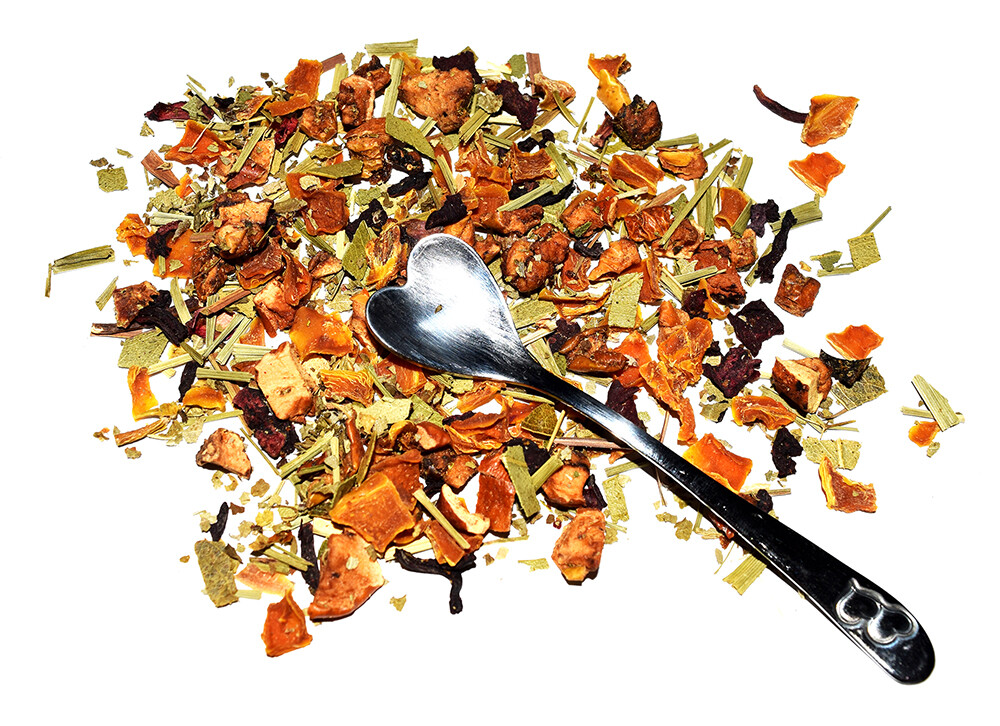 Orange Fruit Tea, Decaffeinated Tea, Loose Leaf Tea