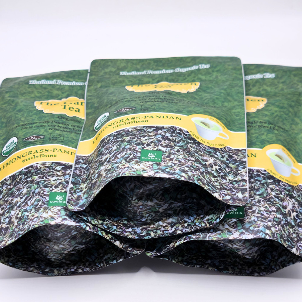 Tea Lemongrass Pandan Herbal Organic Natural Premium Thai Drink Set 75 Tea Bags
