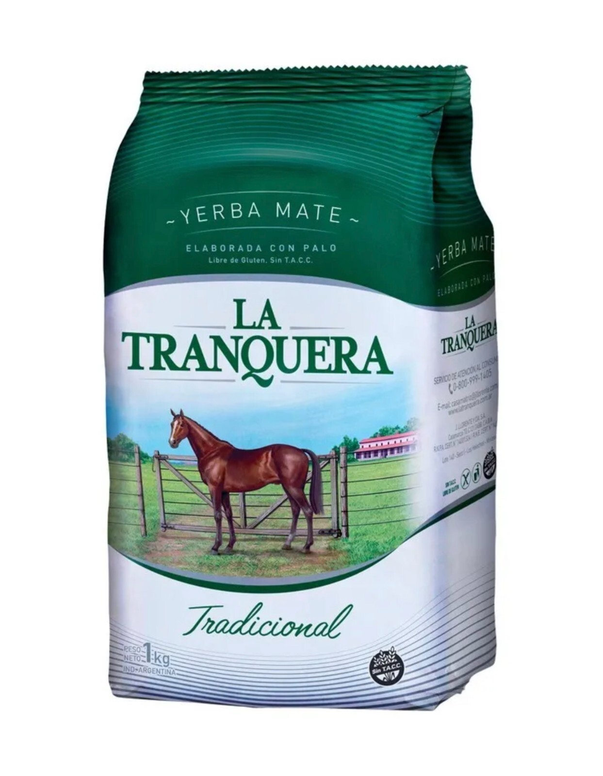 LA TRANQUERA – Yerba Mate con Palo (with Stems) 1kg / 2.2lb