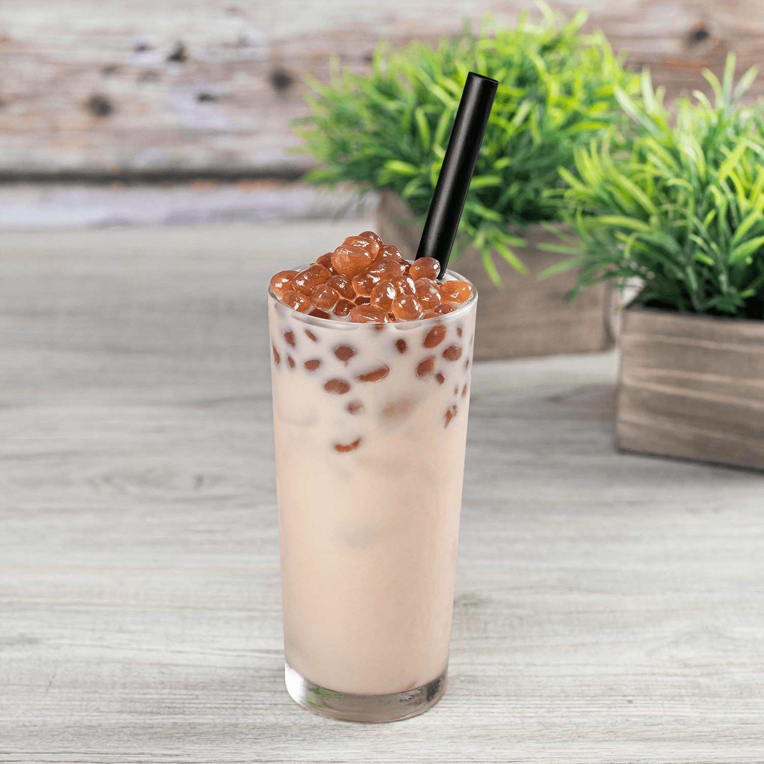 Tea Zone Crystal Boba, Brown Sugar, (6 bags/case), Main material for Boba Tea
