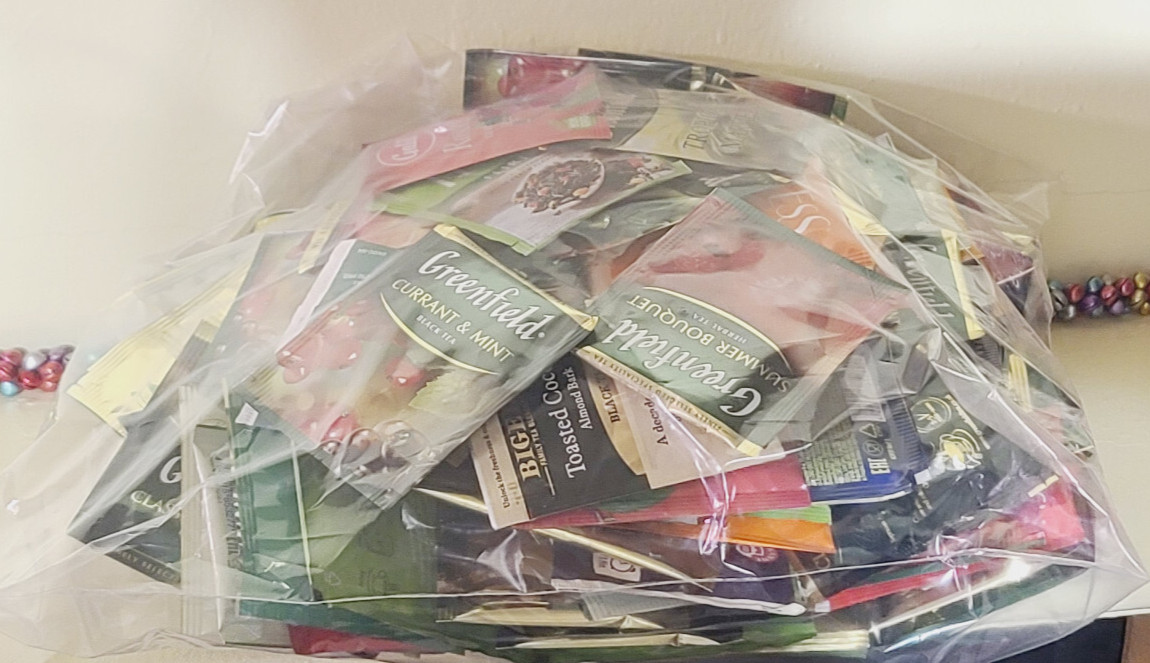 TEA Variety MIX Black Green Herbal 15oz Greenfield Galil Hyleys & more 120+ bags