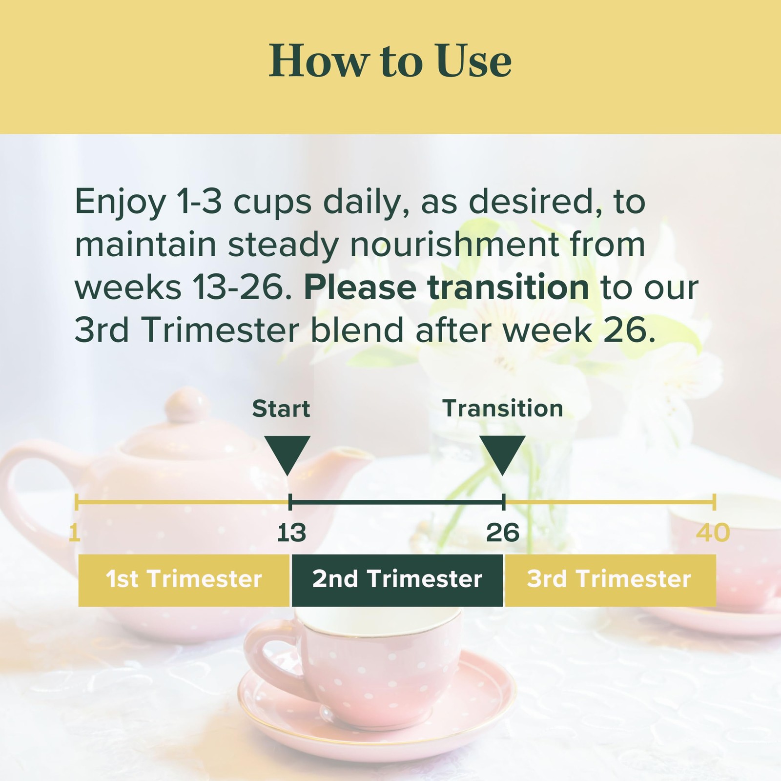 Jade Tea Organic Second Trimester Pregnancy Tea “Deepening Reserves” | Uteri…