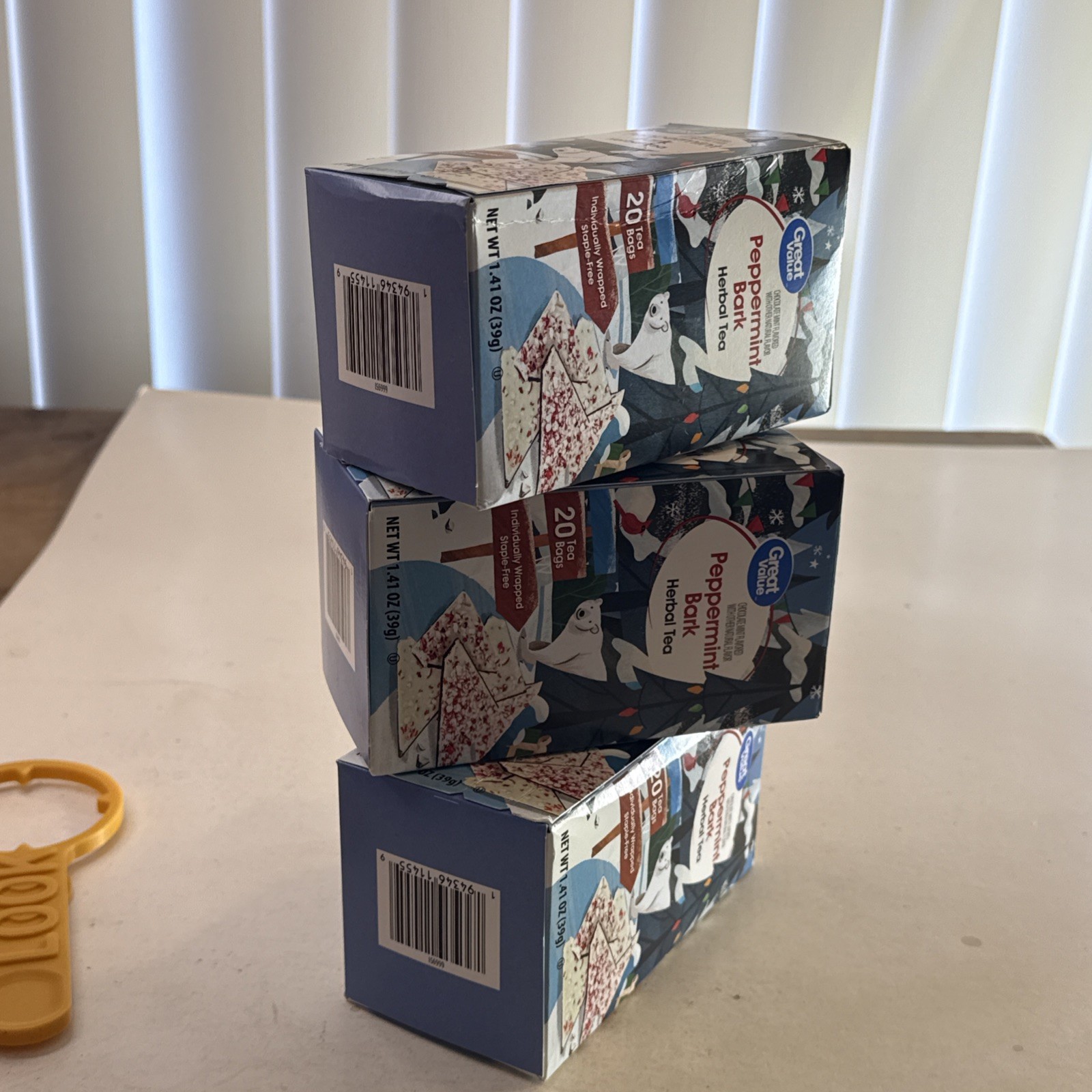 Peppermint Bark Herbal Tea Great Value Holiday Christmas Lot 3 Carob Spearmint