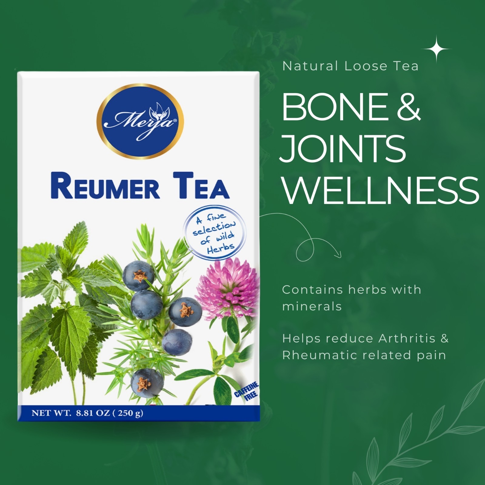 Reumer Tea – Arthritis Pain Relief Tea – Loose Tea – 100% Natural Tea