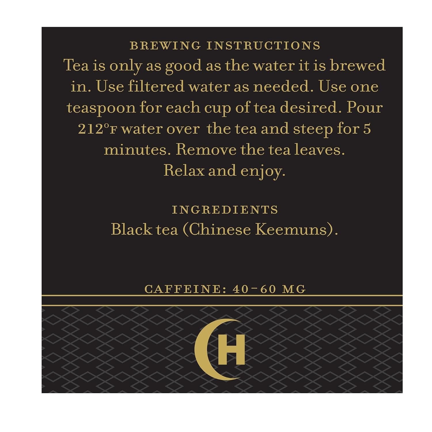 Smooth & Full-Bodied Keemun Black Tea – 4 oz English Breakfast Loose Leaf Tin