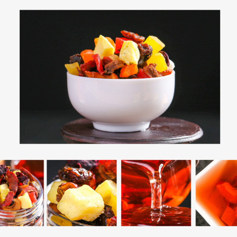 180g Natural Handmade Flower Fruit Herbal Tea Healthy Drink Gift Can