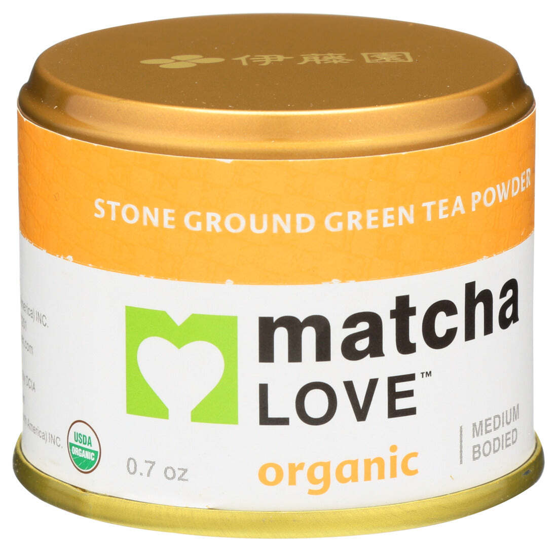 Matcha Love Organic Stone Ground Green Tea Powder Canister 0.7 Oz