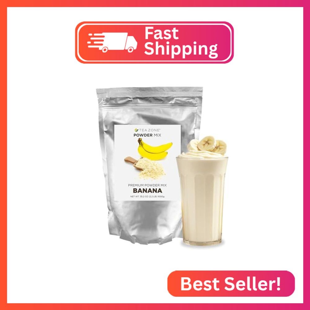 Tea Zone 2.2 lb Banana Flavor Powder