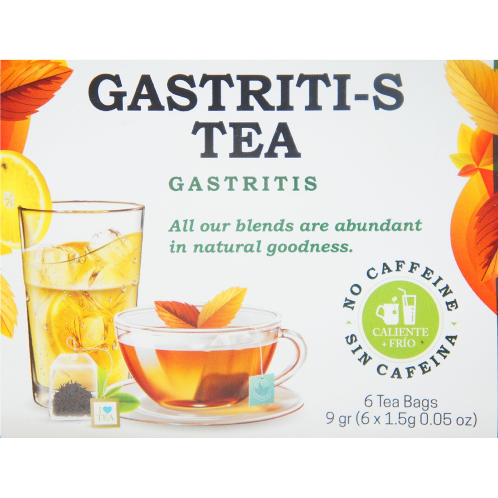 Tierra Madre Gastriti-S Tea Gastritis – Herbal Supplement 6 tea bag (6 Pack)