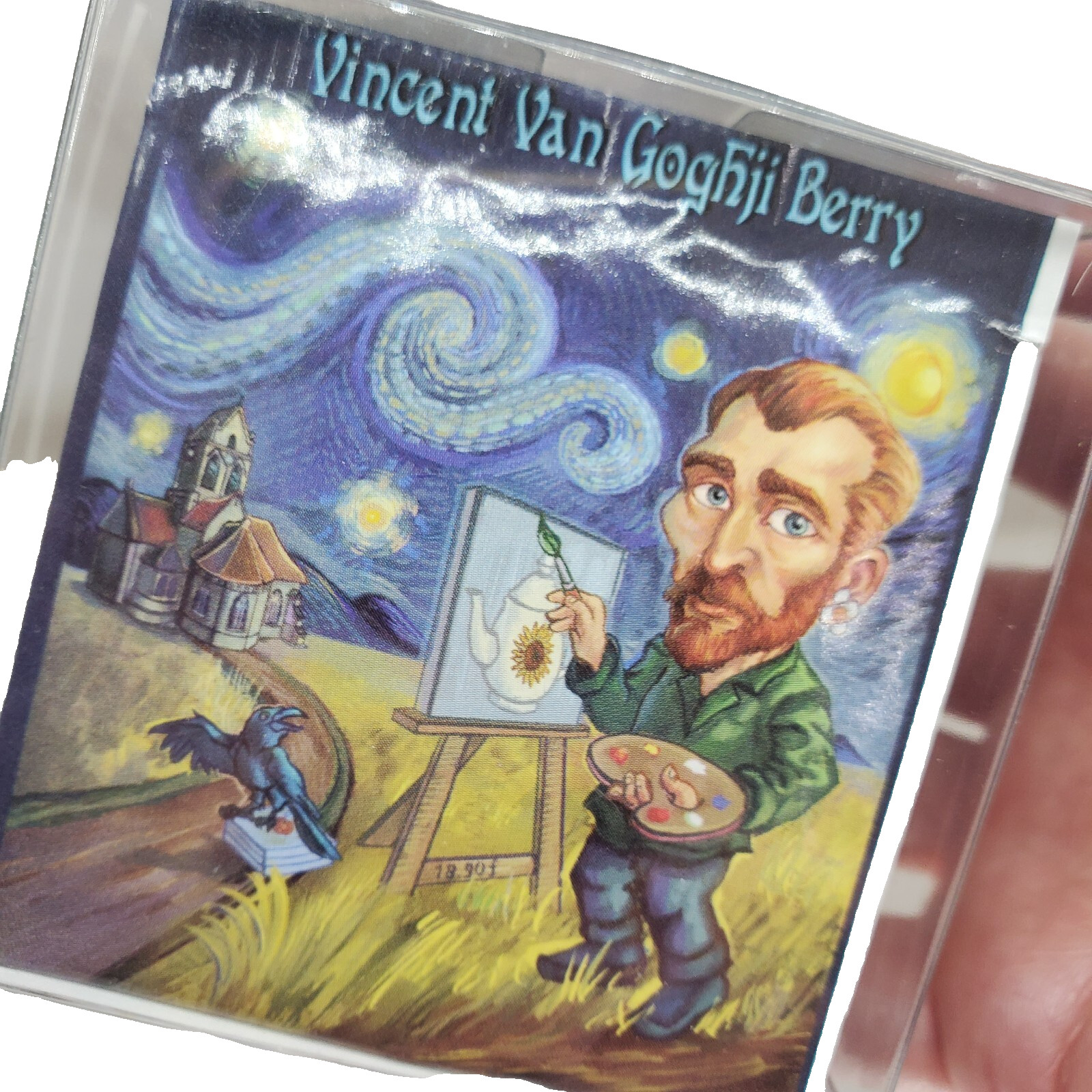 Vincent Van Goghji Berry Tea Bags in Clear Cube The Tea Book Best by 11/26