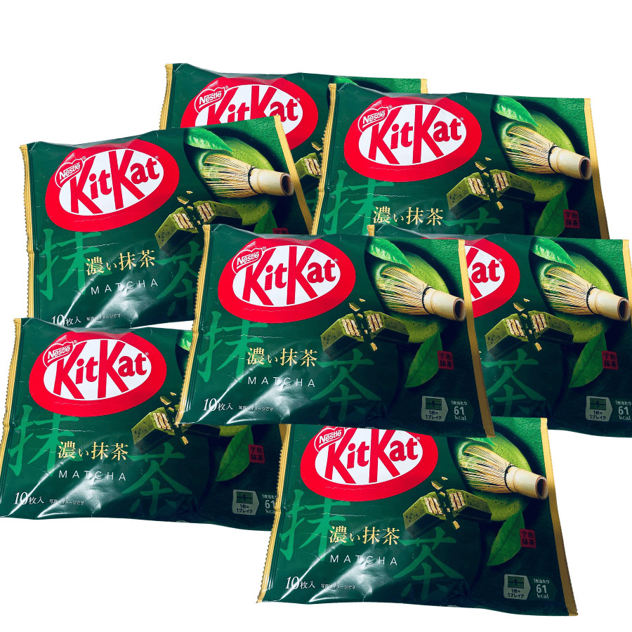 Japanese KitKat Matcha & Original 120pcs Bulk Pack (10×12 Bags) Authentic Japan