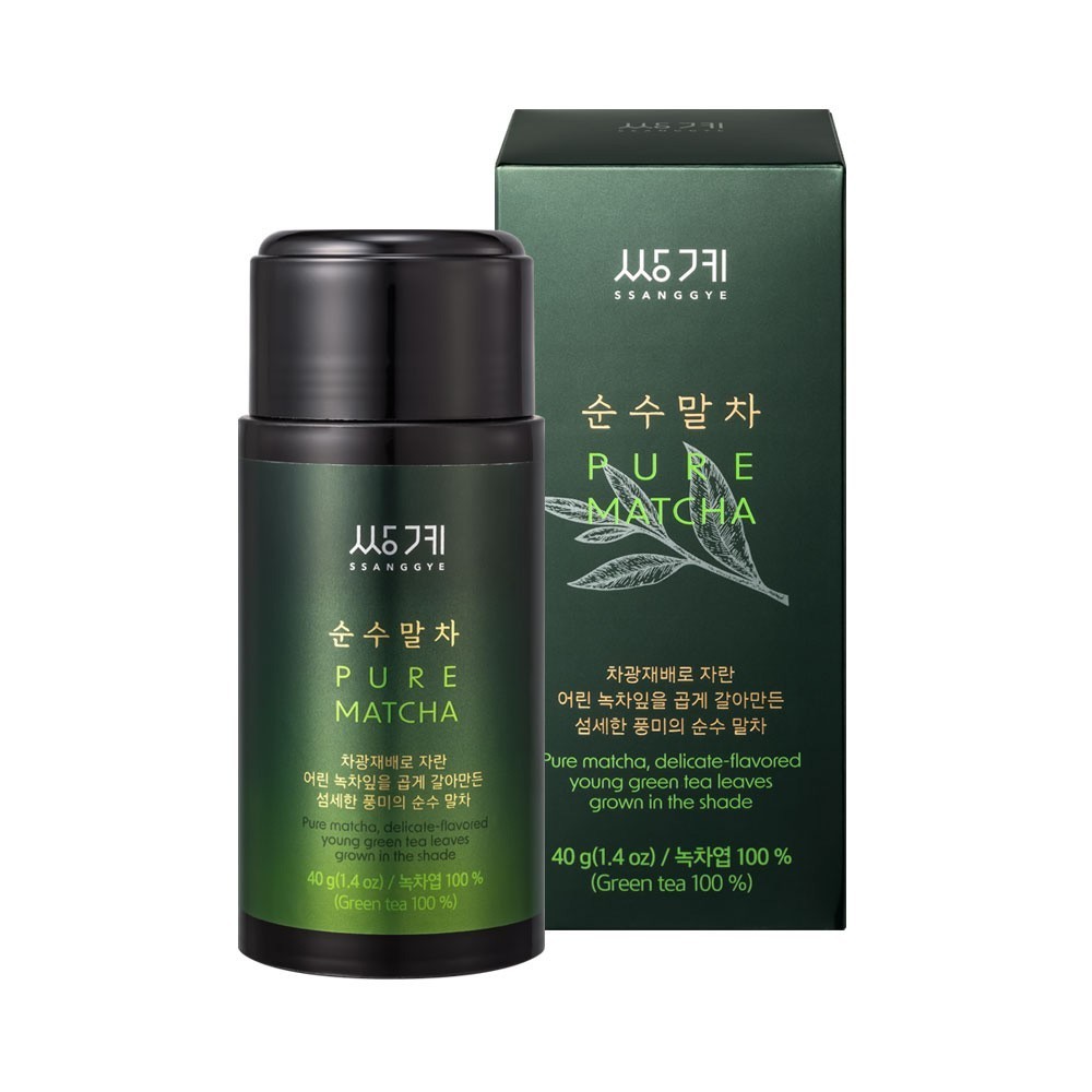 Ssanggye Tea Korean Green Tea Powder 40g Premium Matcha Style Famous