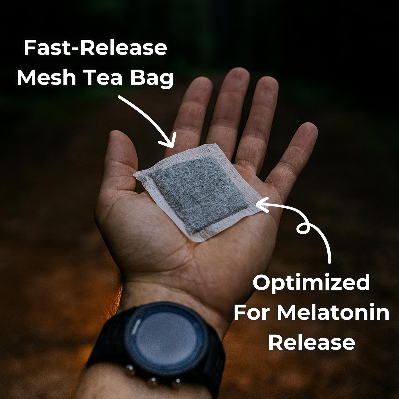 Rest &  Recover Sleep Tea by Long Run Co. – Caffeine‑Free Herbal Tea with Mel…