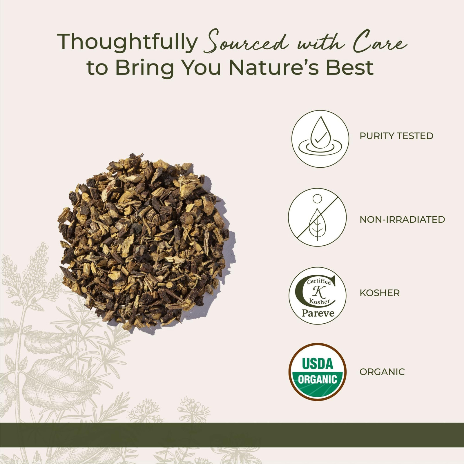 Starwest Botanicals Organic Dried Licorice Root 1 Pound (Pack of 1), No Color