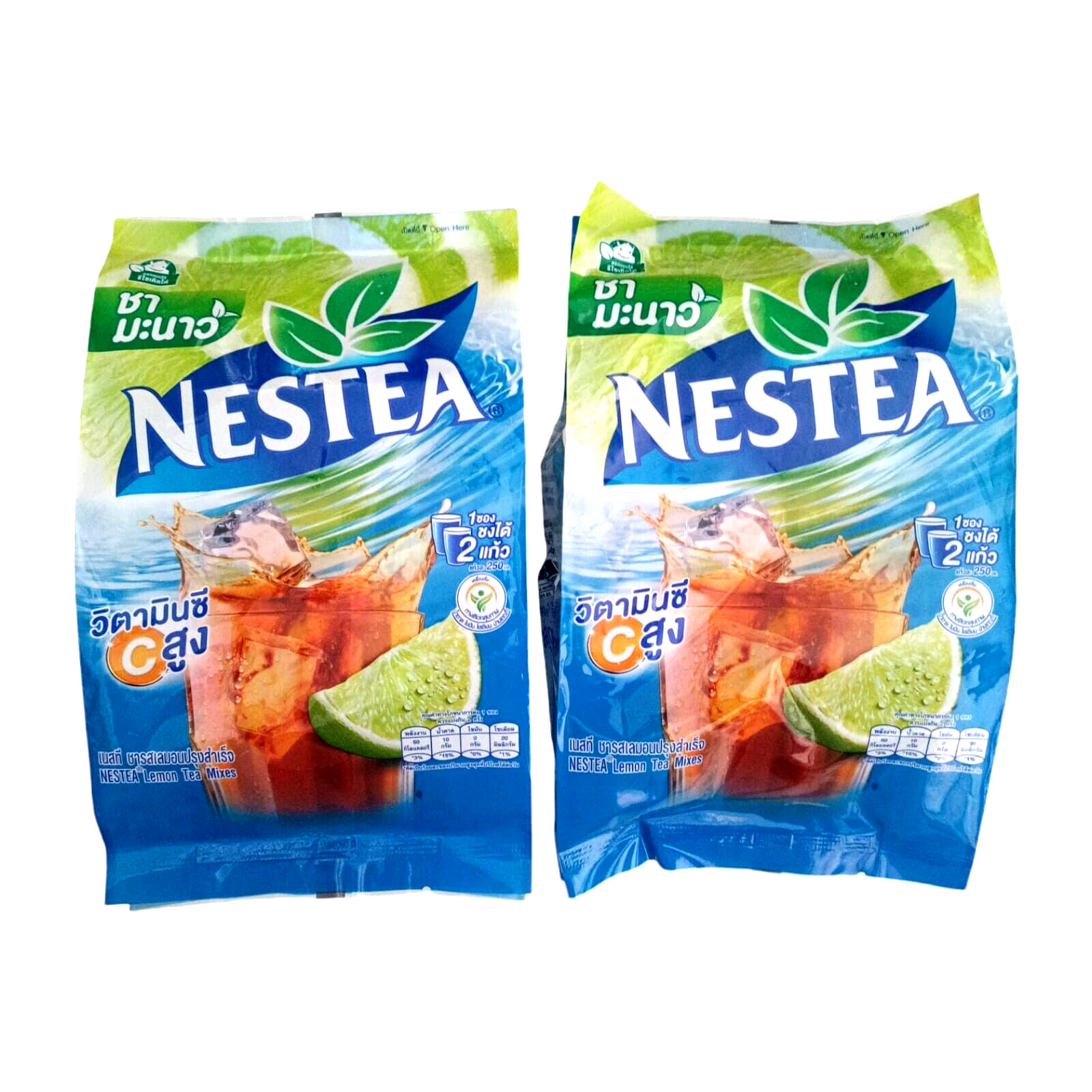Nestea Instant Iced Tea Thai herbal Lemon Flavour fresh vitamin C set x2