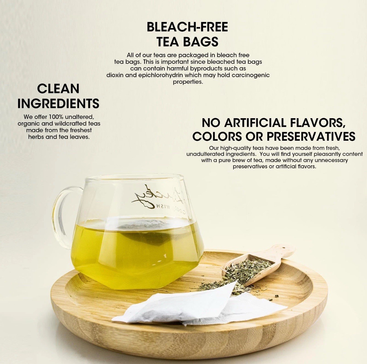 Mullein Leaf Tea Bags for Lung Cleanse, Respiratory Support and Mucus Allergies