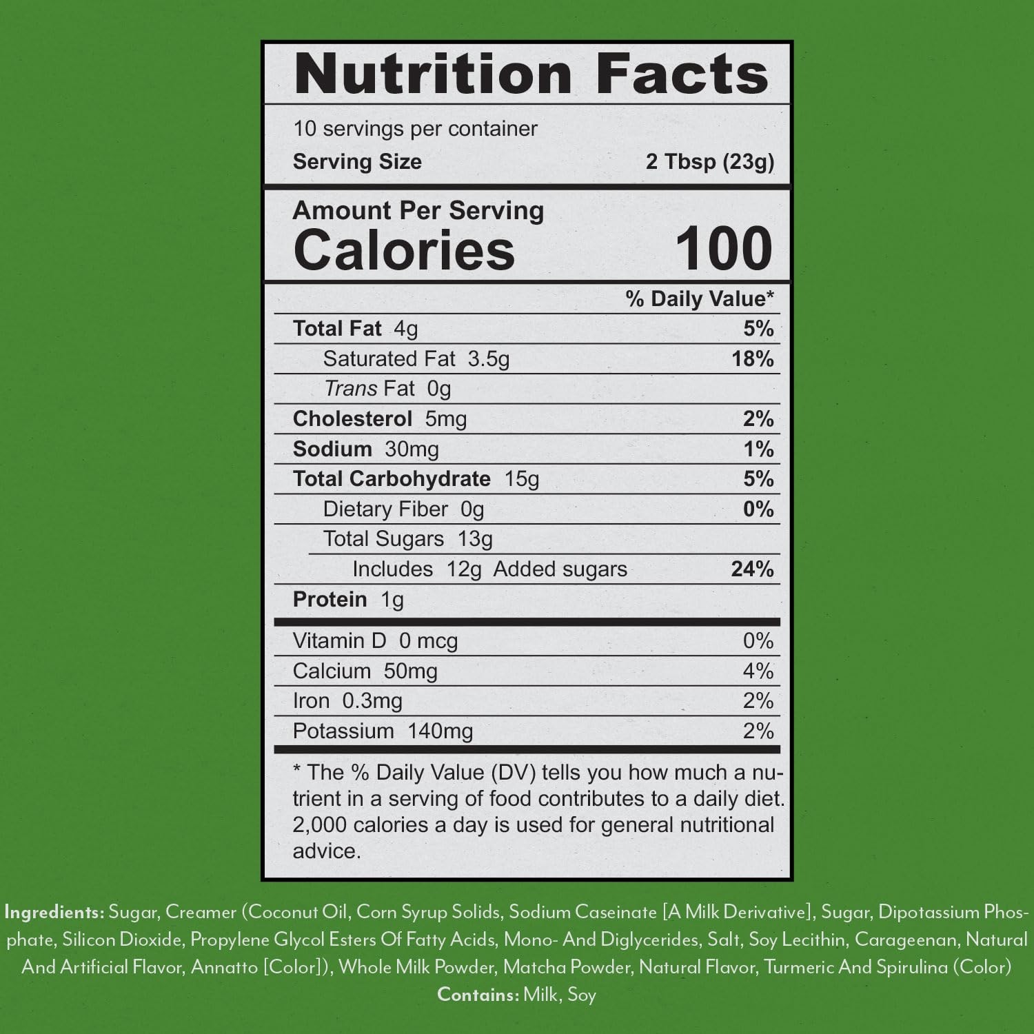 Maud’s Instant Matcha Latte Mix, Flavored Drink Mix 10 8.11 Oz (Pack of 1)