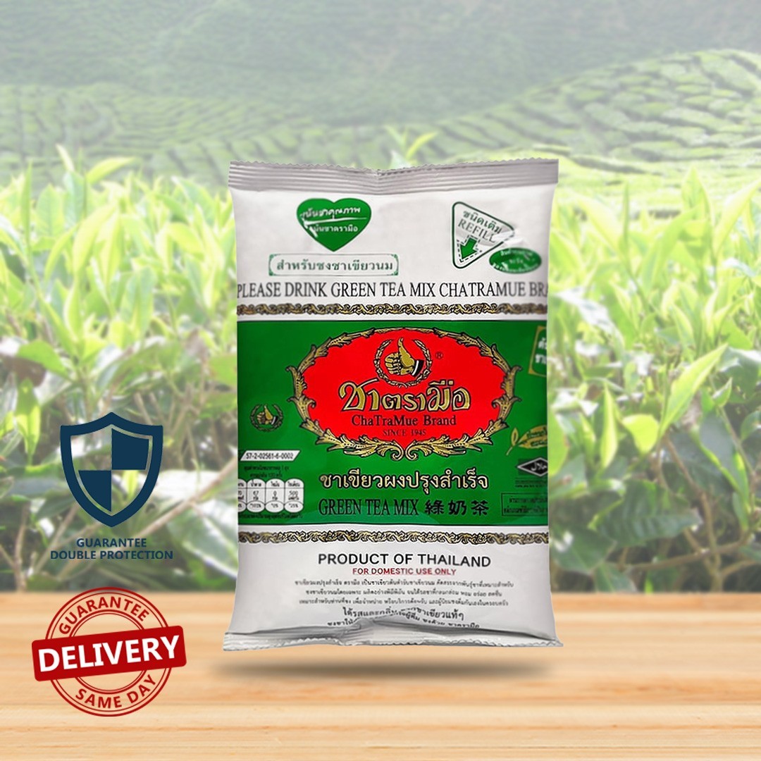CHA TRA MUE THAI GREEN MILK TEA 400GRAM VIRAL BEVERAGE GREAT FAT BURNING TEA