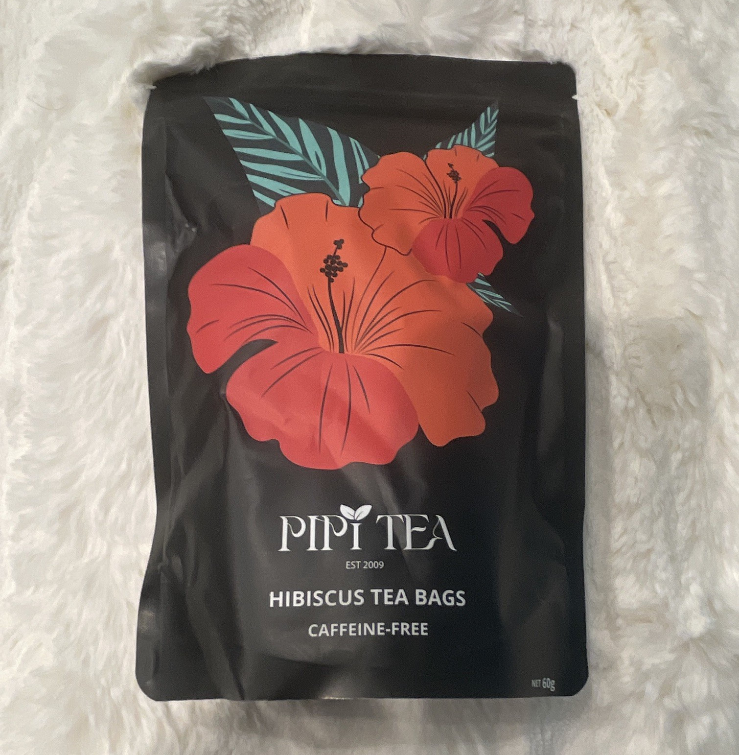 PIPY TEA Hibiscus Tea Bags Caffeine-Free Herbal/Tisane Bagged 60 g