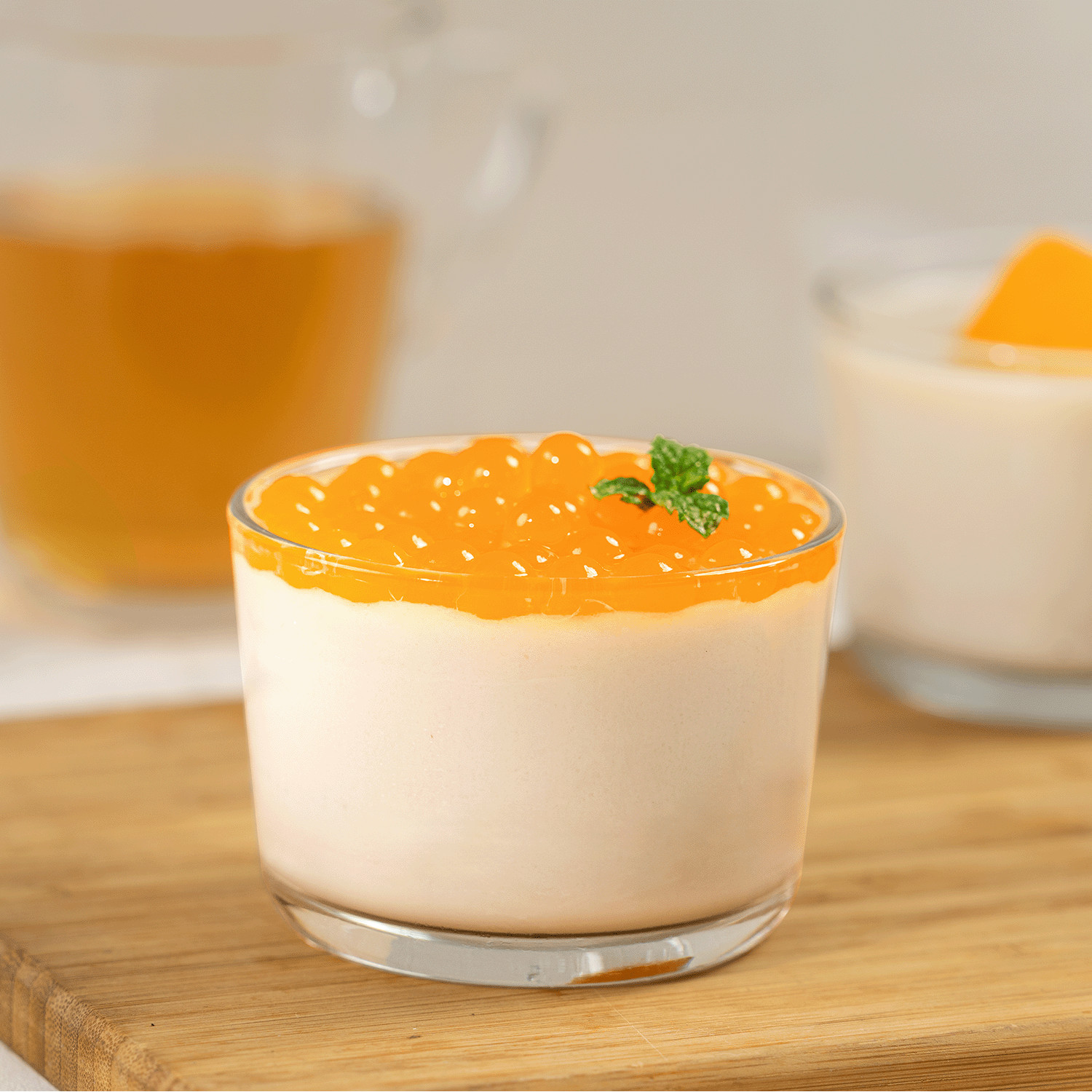 [12 Jars] Tea Zone Mango POPPING PEARLS™ (B2051, 2lbs)