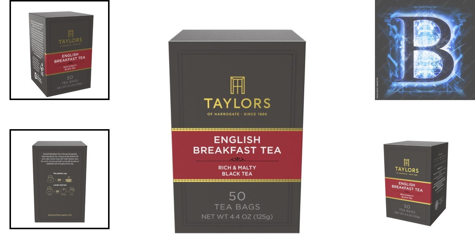 Allergen-Free English Breakfast Black Tea Bags – 50 Count, Infuse for Perfection