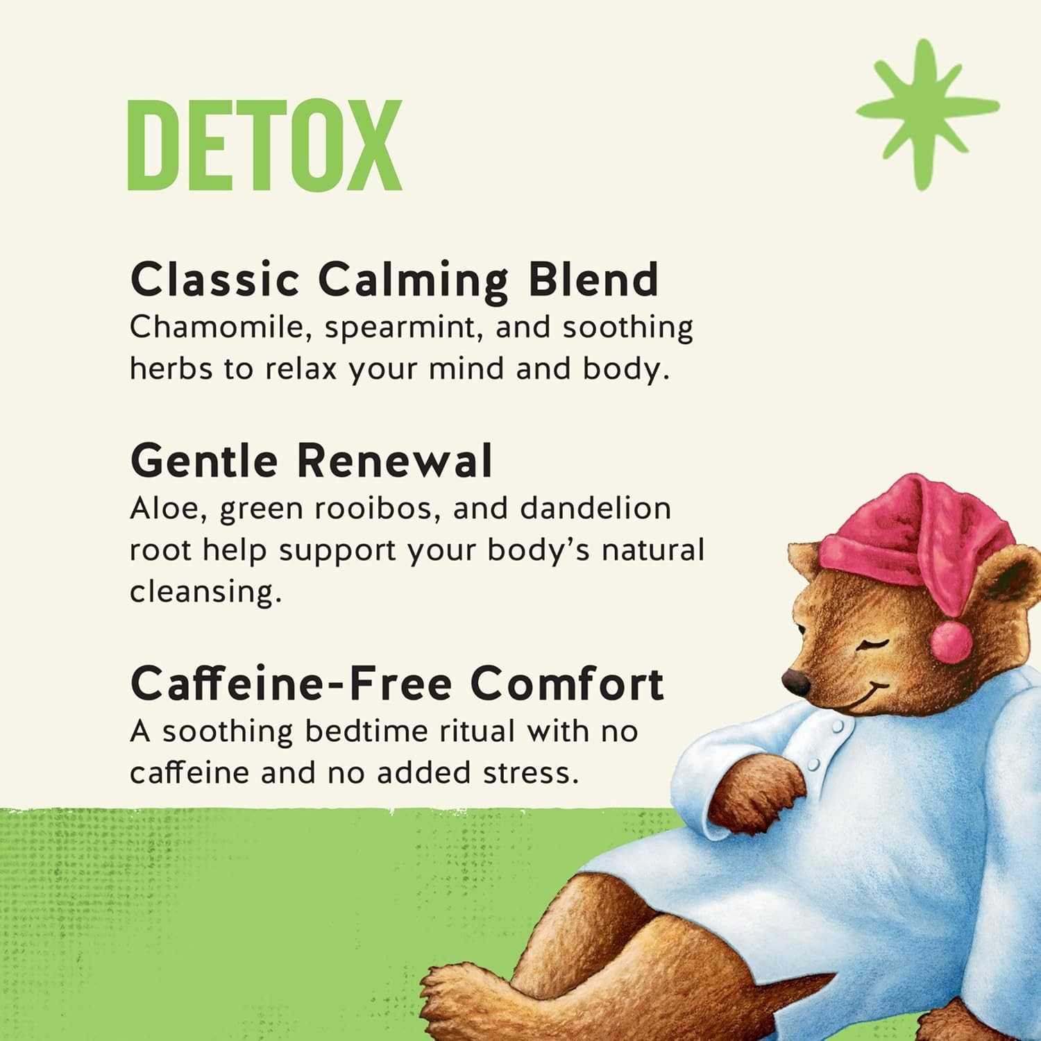 Celestial Seasonings Sleepytime Wellness Detox Tea, Caffeine Free, 20 Tea Bags B