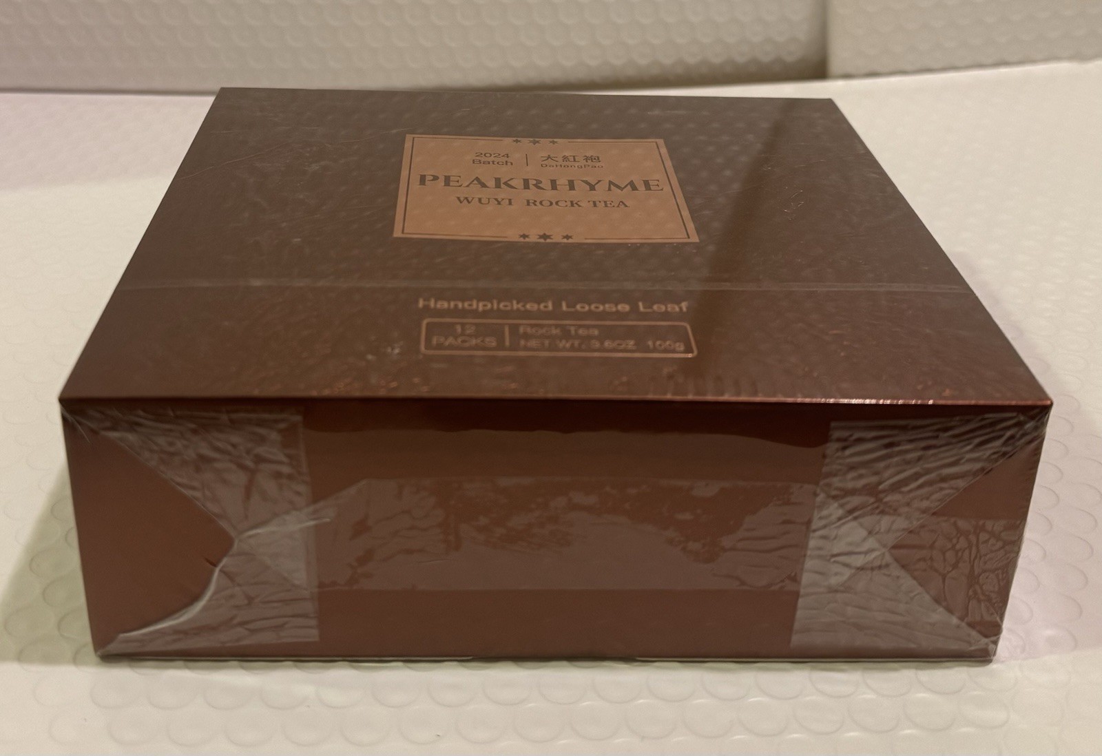 12 Packs Oolong Tea Loose Leaf, 100g 3.6OZ, Wuyi Rock Tea, New And Sealed .