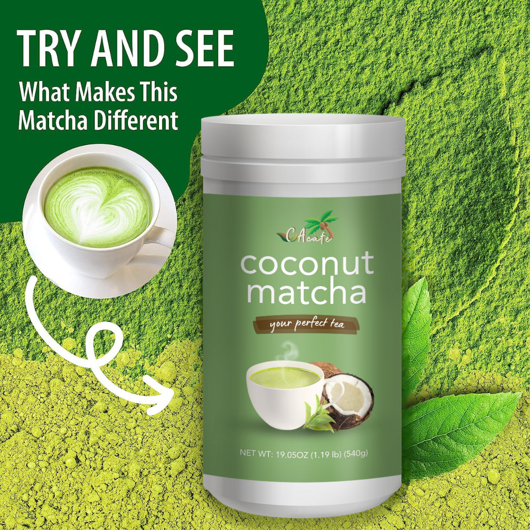 CAcafe Coconut Matcha Creamy and Sweet Japanese Health Drink
