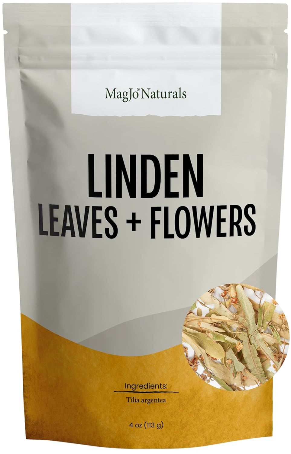 Magjo Naturals Linden Loose Leaf Tea Wild Harvest