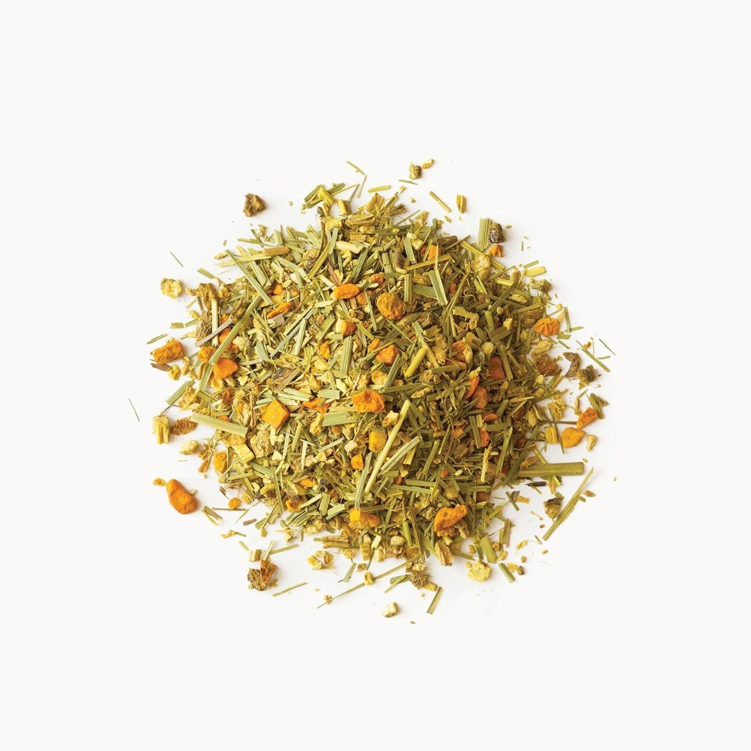 Rishi Tea Té de hierbas de cúrcuma y jengibre, hojas sueltas orgánicas, mezcla s
