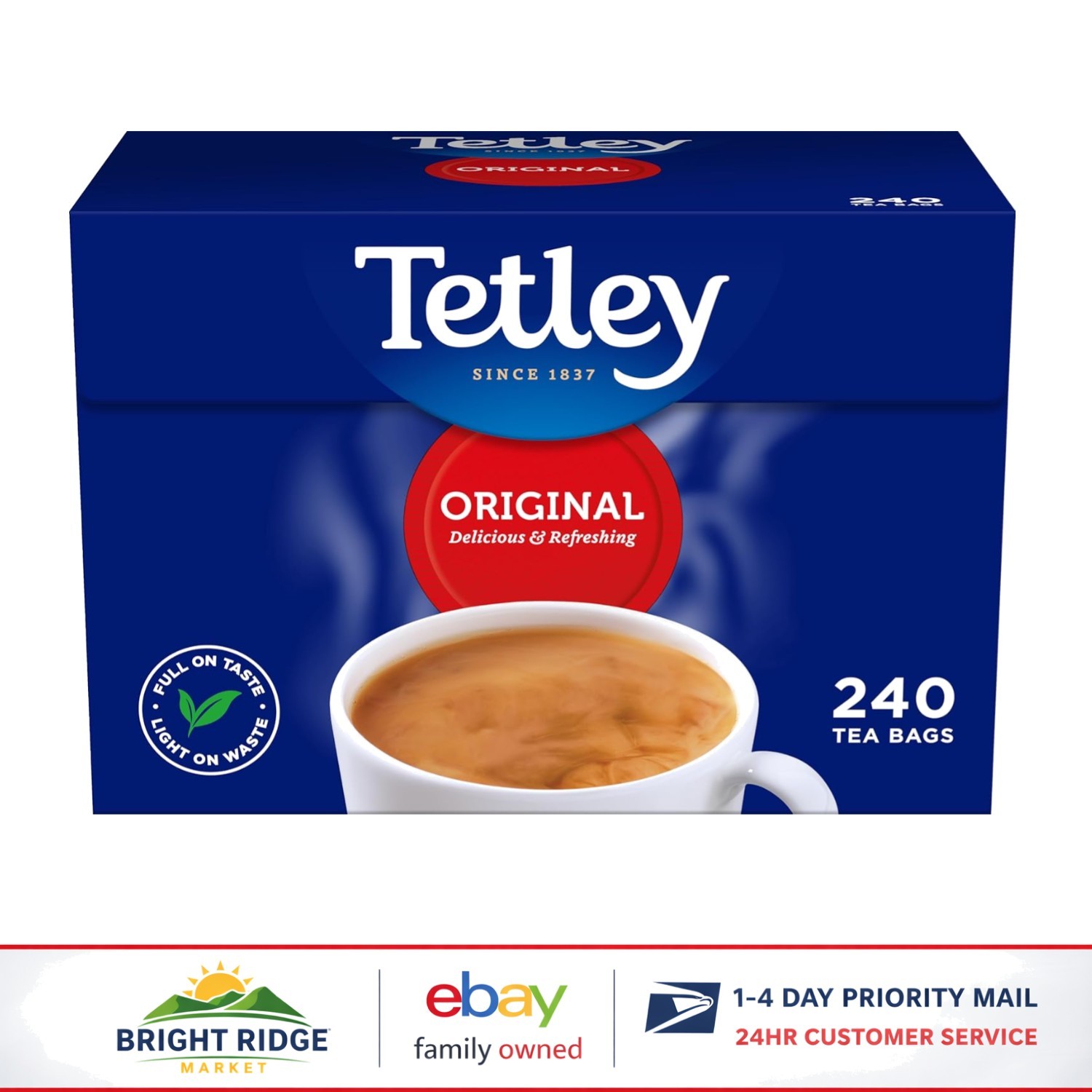 240 Count Black Tea Bags, Rich in Antioxidants, Perfect for Tea Lovers