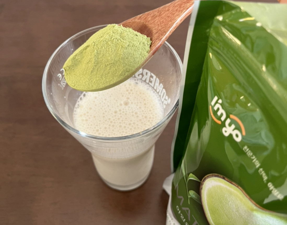 I’myo Jeju Matcha Green Tea Powder 500g 17oz. / Latte, Yogurt, Ice Cream, Baking