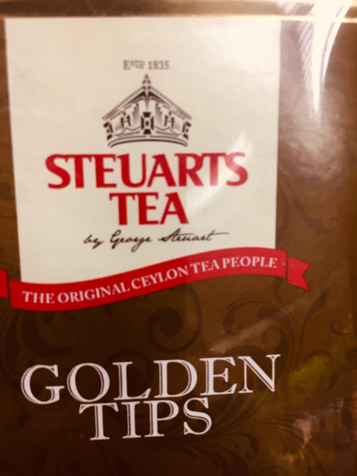 Ceylon Golden tips 50g Loose Leaf Metal Caddie Original Tea from Sri Lanka