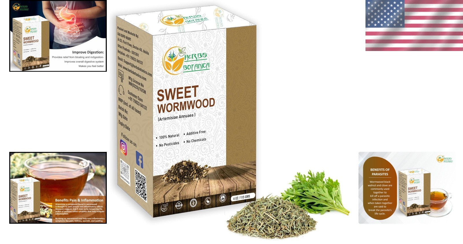 4oz Sweet Wormwood Tea – Medicinal Grade Artemisia Annua for Wellness