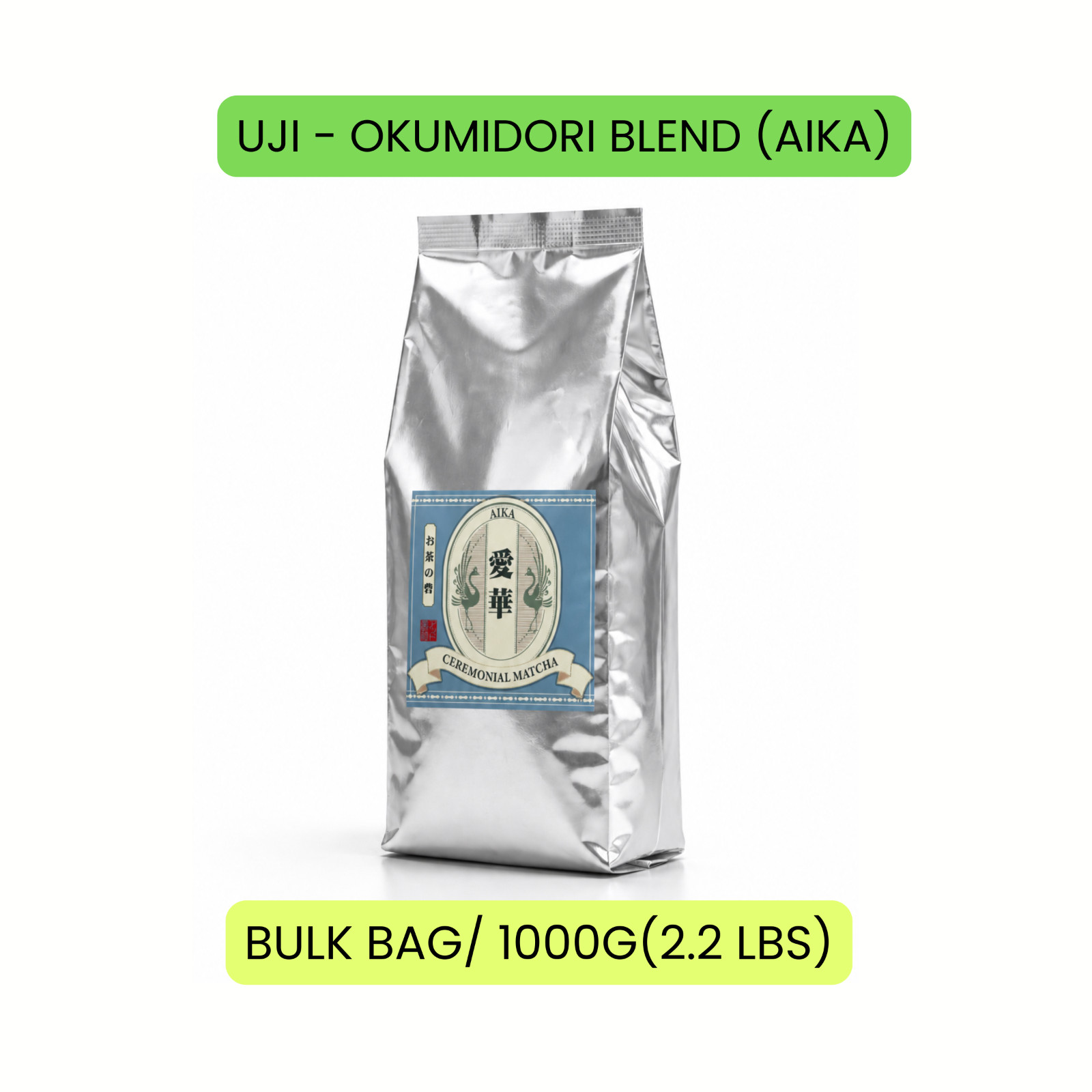 UJI OKUMIDORI CEREMONIAL MATCHA 1KG -First Flush MATCHA – US Stock