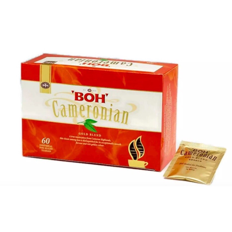 1 Boxes BOH Plantation Cameronian Gold Blend Tea 60 teabags FREE SHIPPING