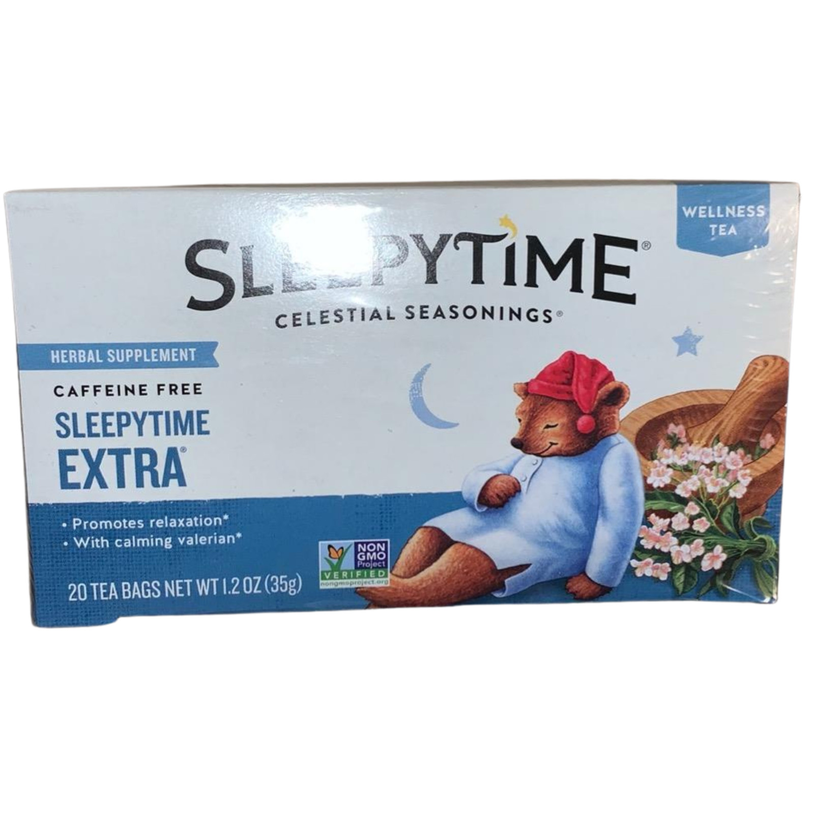 12 Pack Celestial Seasonings Sleepytime Extra Herbal Tea Caffeine Free