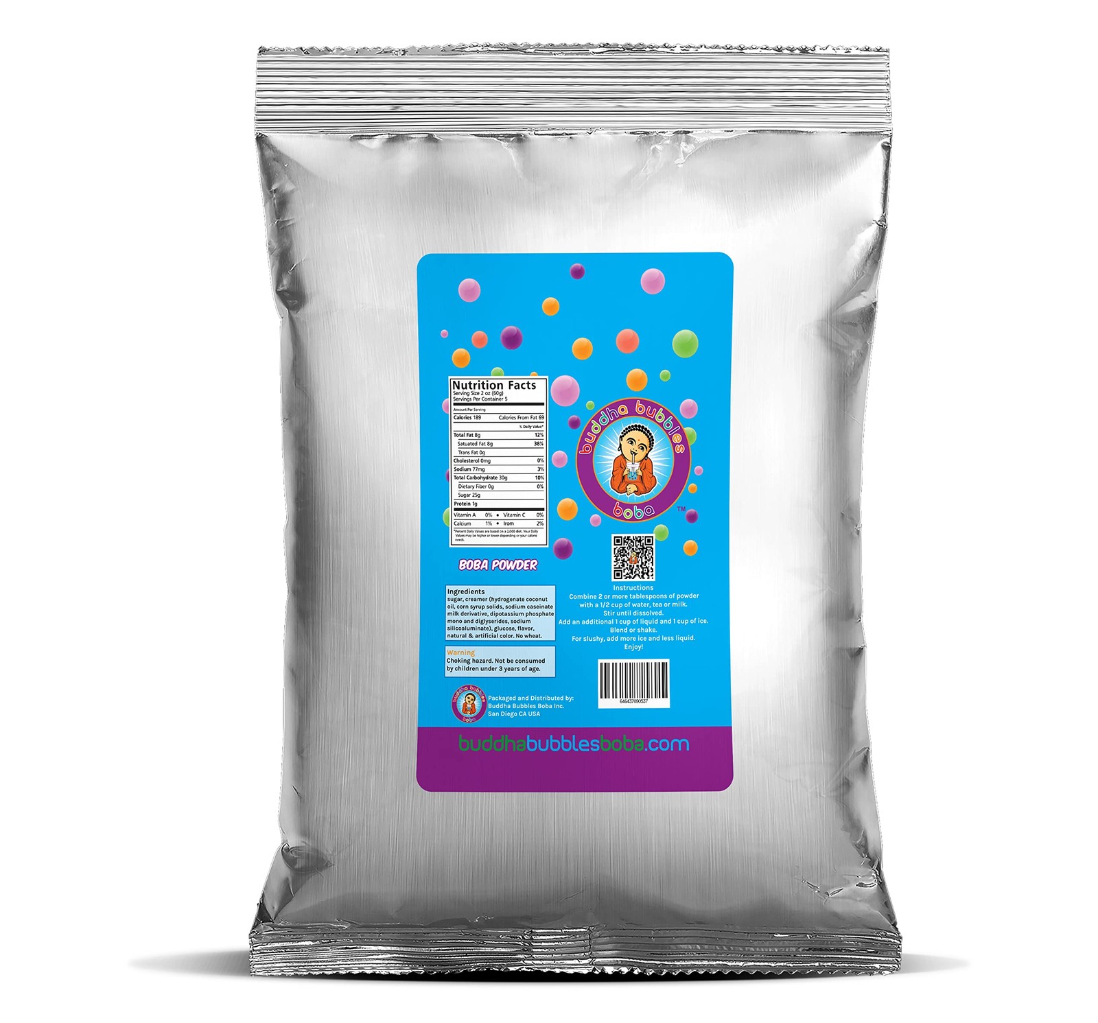 Premium LAVENDER Boba/Bubble Tea Drink Mix Powder By (2.2 Pounds / 1 Kg)