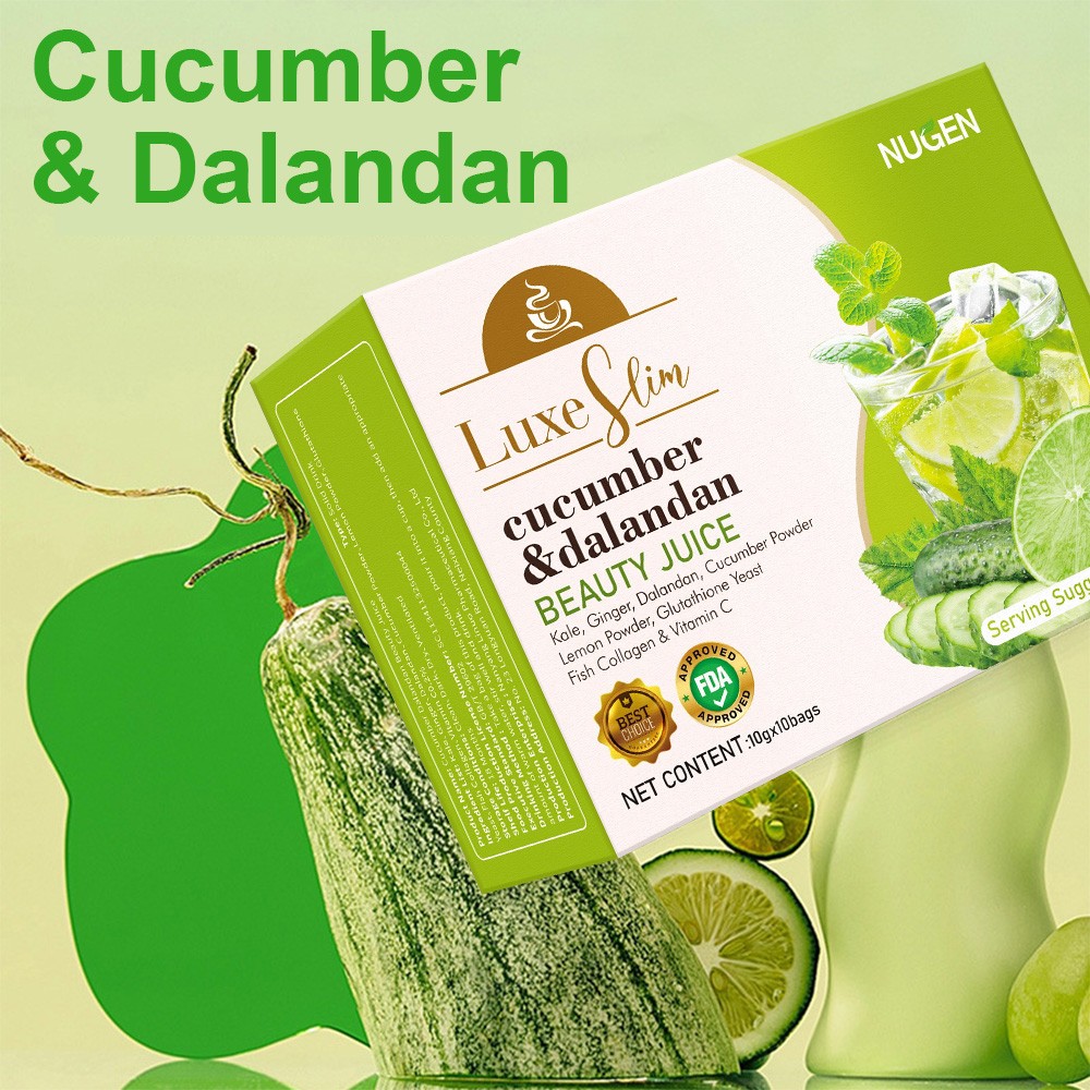 Cucumber＆Dalandan Beauty Juice,W/ Kale,Ginger,Dalandan,Cucumber Powder,Vitamin C