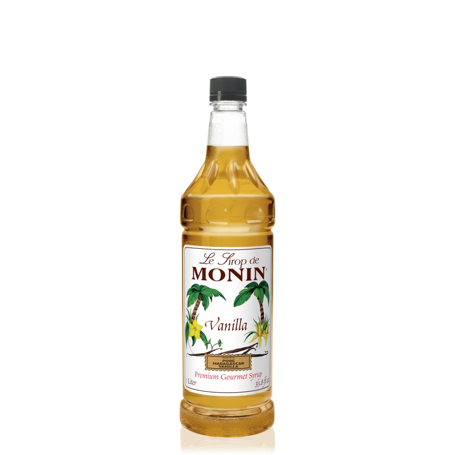 Monin Vanilla Syrup – Bottle (1L), h-vanilla, 1.0L
