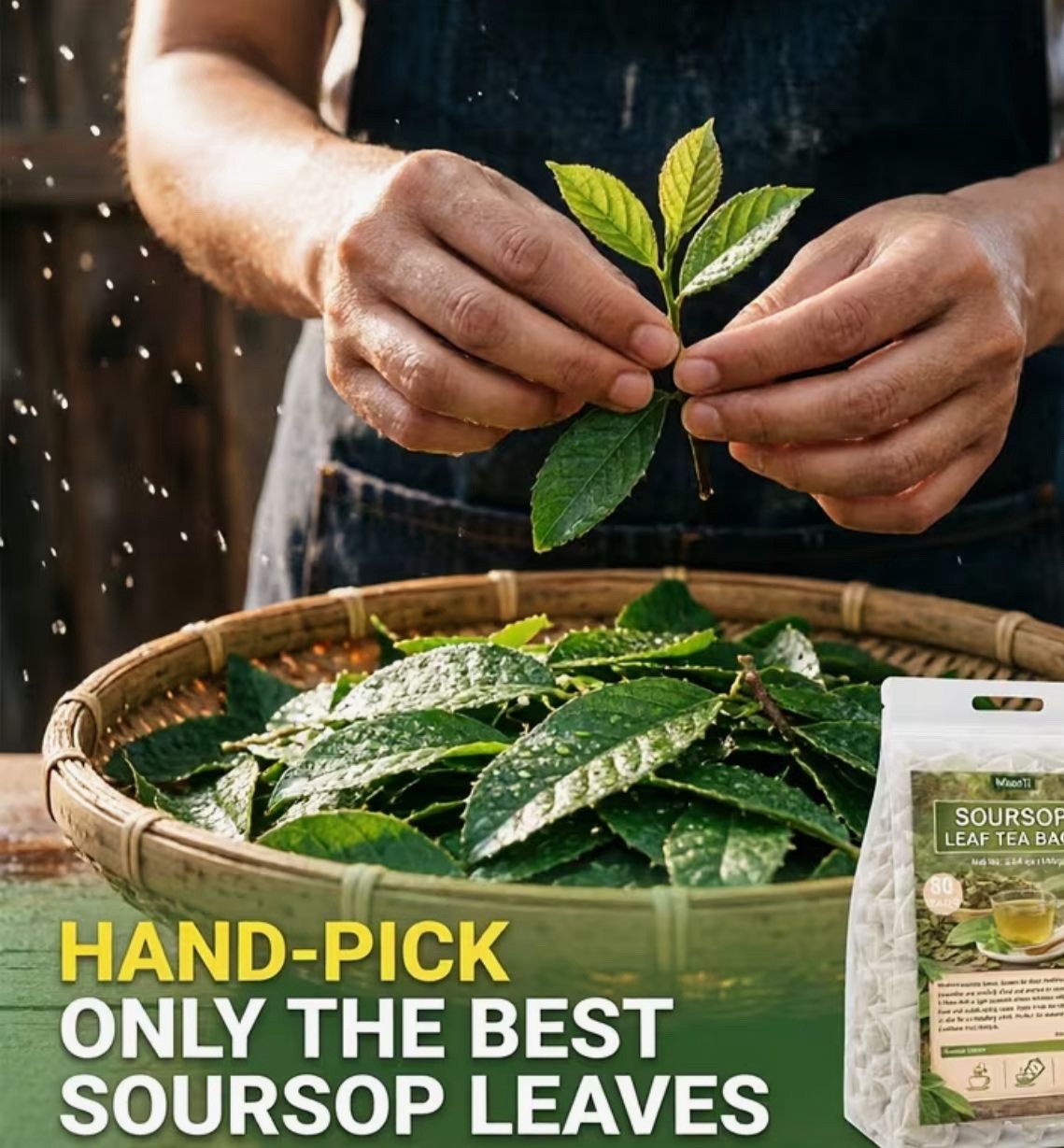 Soursop Leaf Tea Bags Herbal Hand-Made 160 Bags 160g
