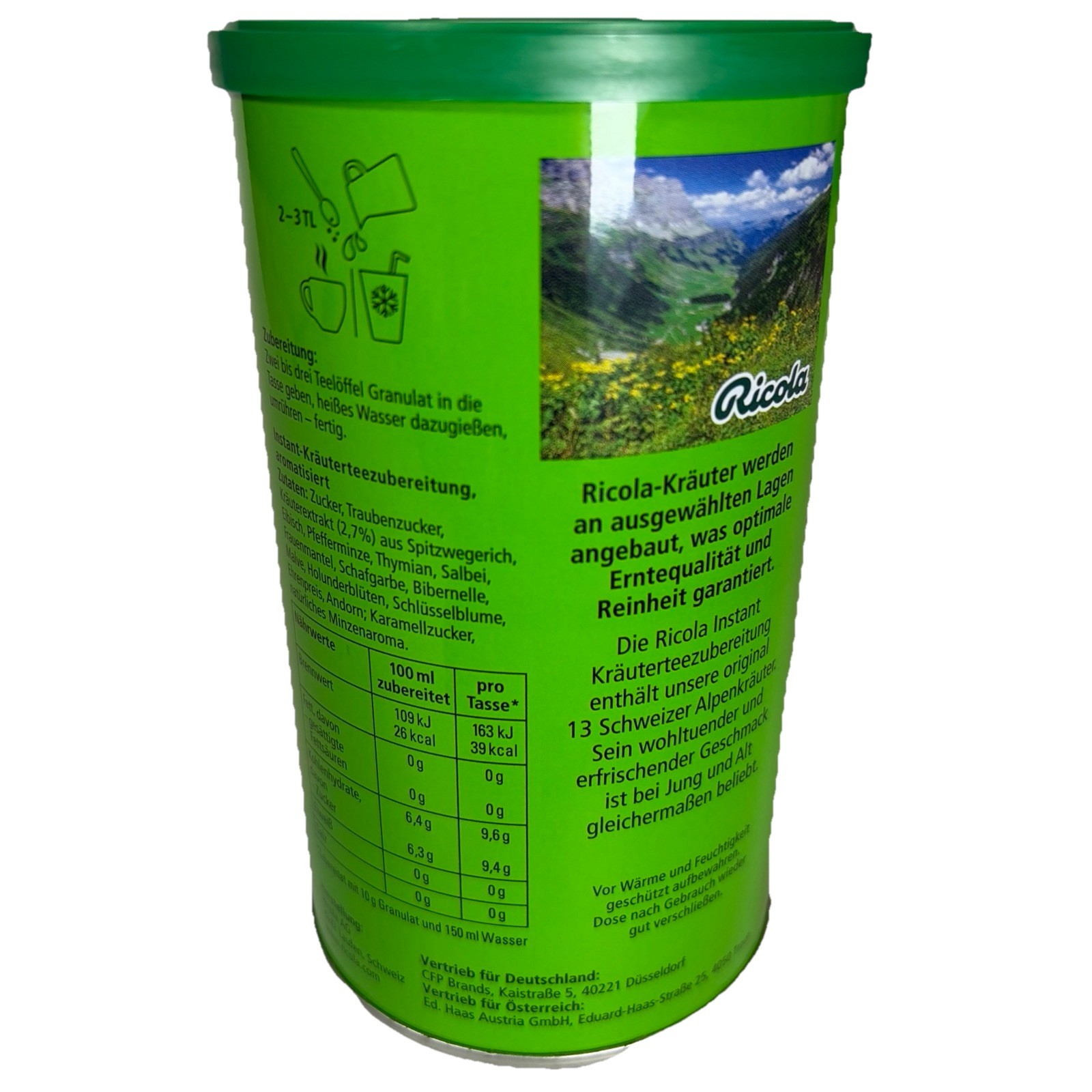 3 Pack Ricola Schweizer Kräutertee Instant Herbal Tea 200g Made in Switzerland