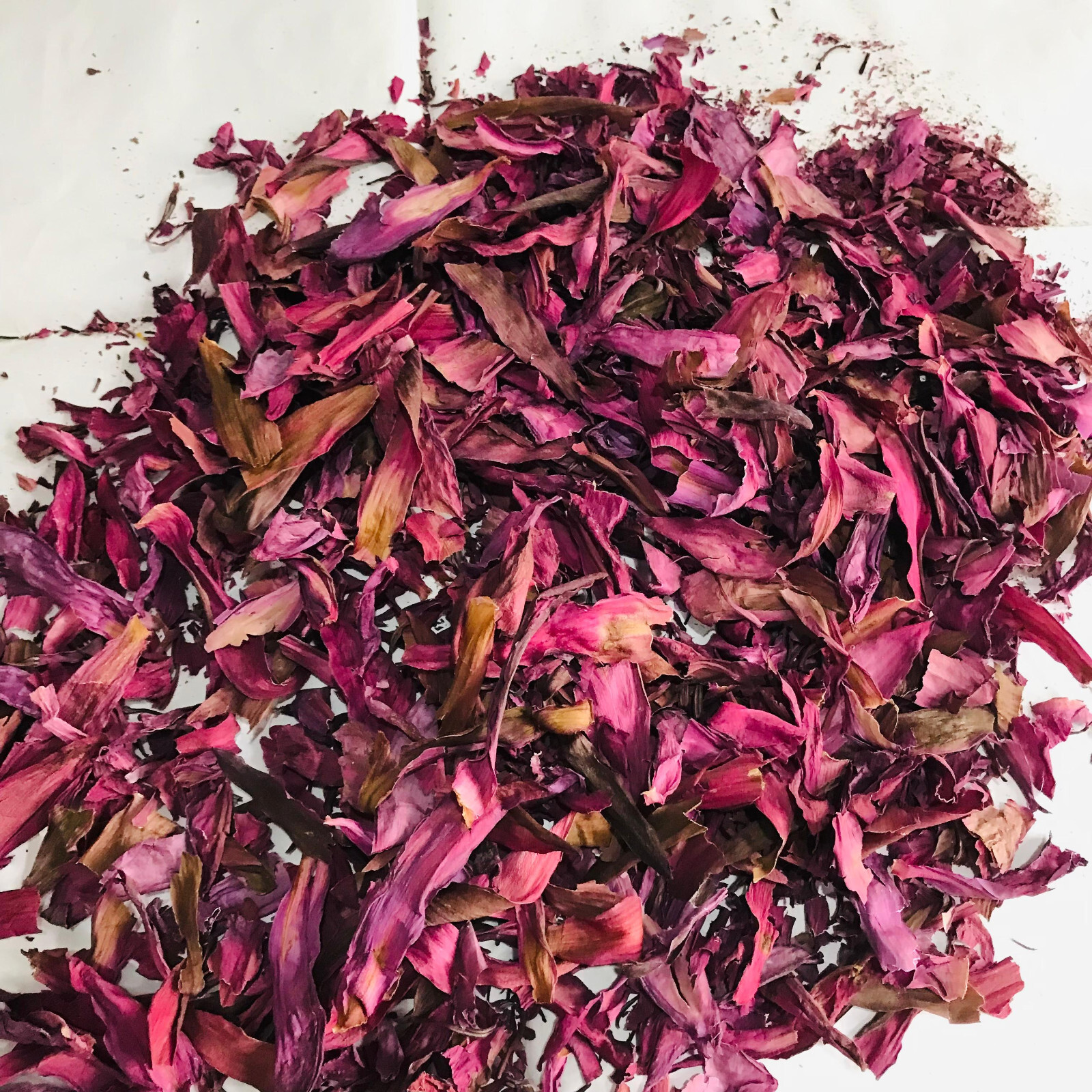 Dried Cut Red Lotus 1kg Nymphaea Rubra Flower Pure Organic Ceylon Herbal Tea