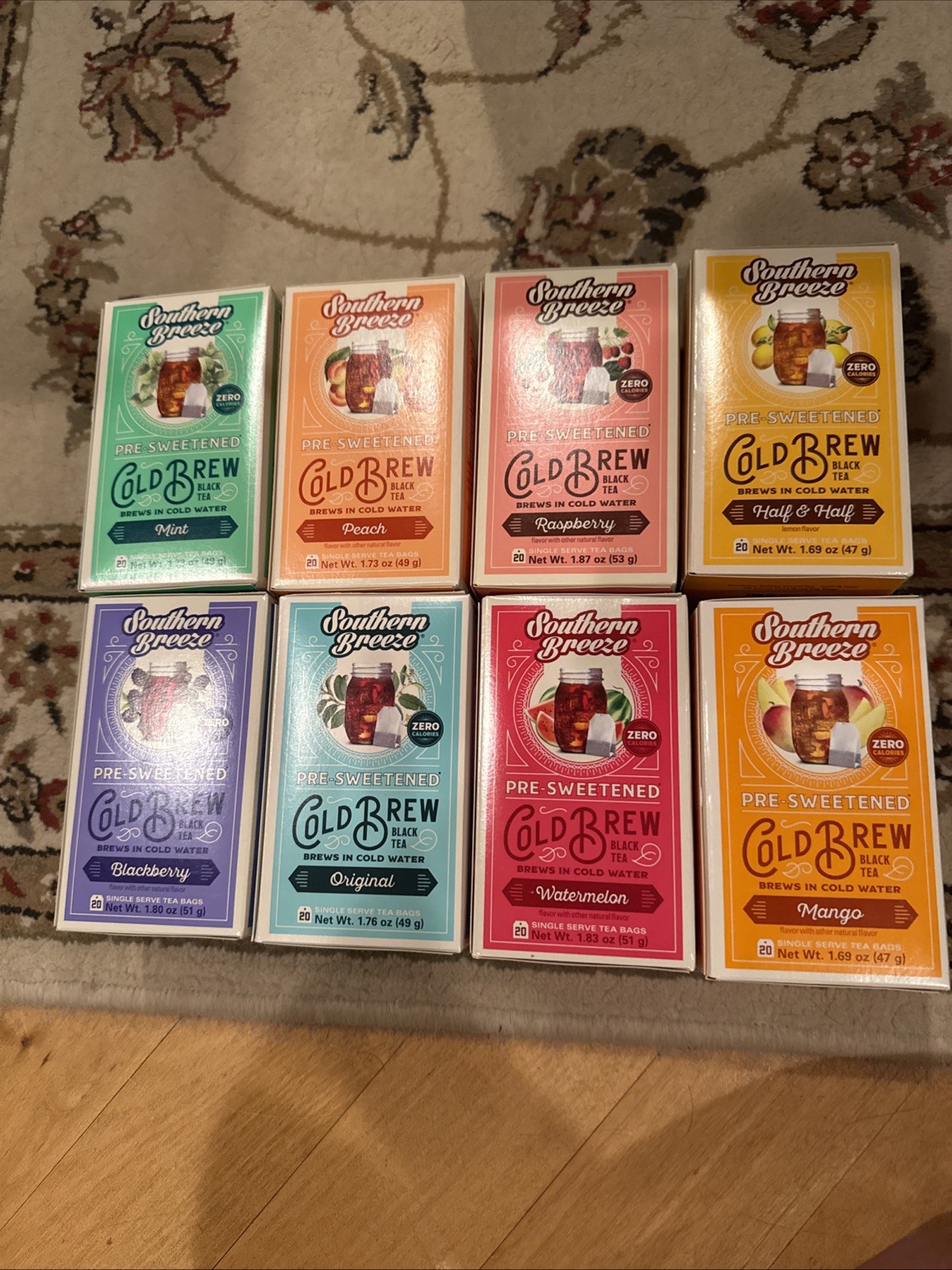 Southern Breeze Cold Brew Tea. A variety of flavors to try!