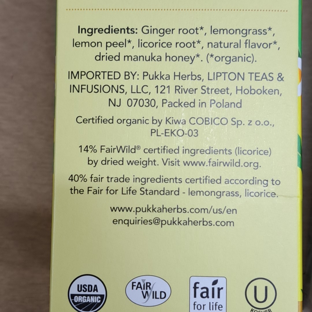 Lot Of 3 Pukka Organic Herbal Teas, Variety Pack