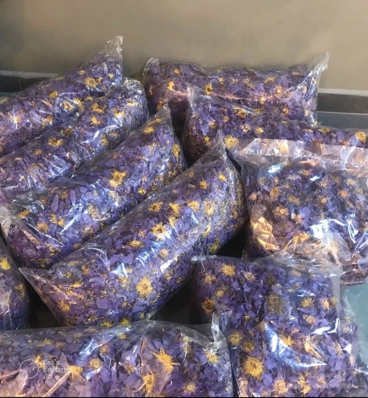 Organic Natural BLUE LOTUS Nymphaea Caerulea Dried Flower 100%Harbal tea / Smoke