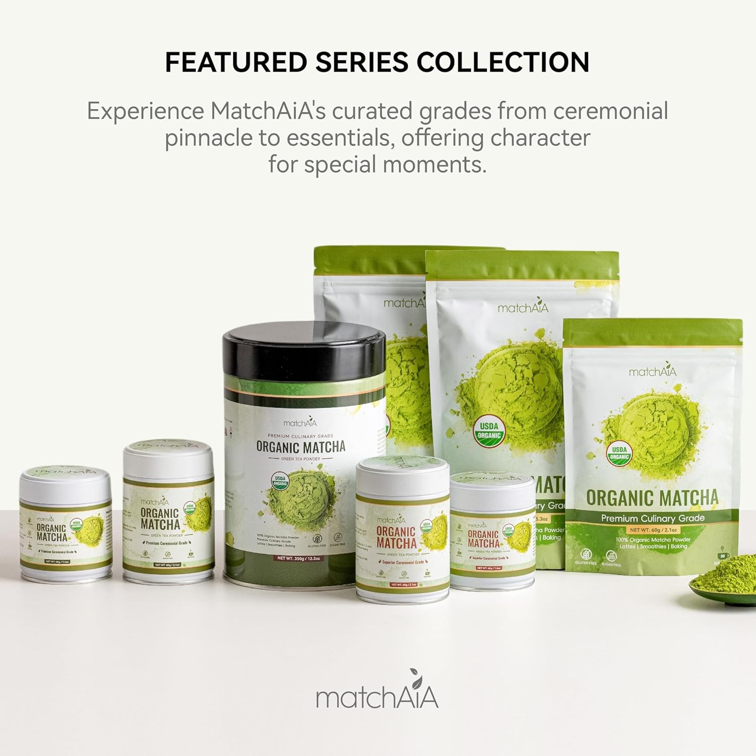 Organic Matcha Green Tea Powder – Premium 60g / 2.1oz Pouch