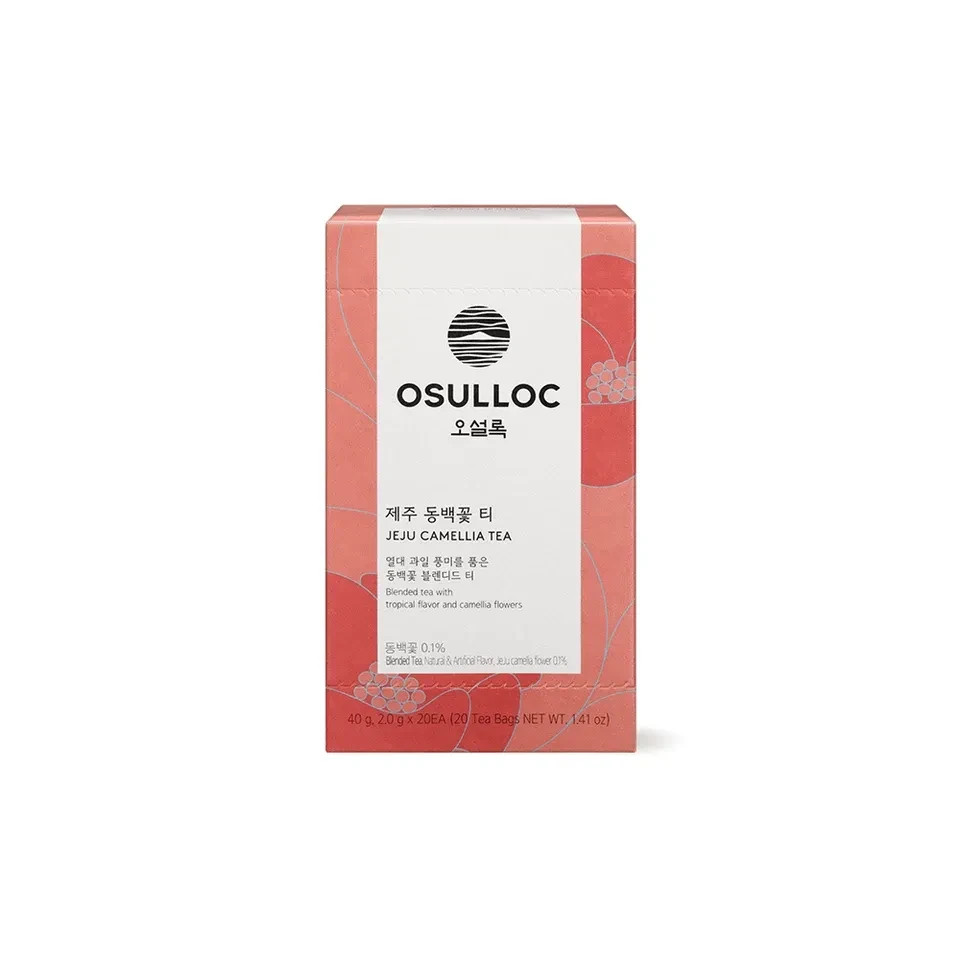 Osulloc Korea Premium Tea Collection 20T Green Black Oolong Herbal Tea Bags