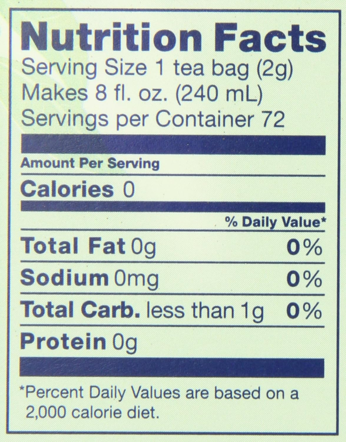 Green Tea, 72 Tea Bags (Pack of 2)